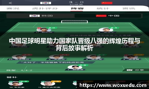 中国足球明星助力国家队晋级八强的辉煌历程与背后故事解析
